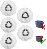 4-Pack Mop Replacement Heads for Ocedar Mop Replace Head EasyWrin Spin Mop Heads Replacements, Easy Cleaning Mop Head Replacement