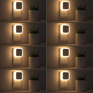 Sujeet Night Light, Night Lights Plug into Wall 8-Pack, Nightlight Plug in Night Light, Dusk to Dawn Night Lamp Led (Warm White)