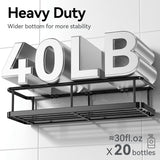 YASONIC Shower Caddy, 100% Rustproof Shelves for Inside Shower, No Drilling Bathroom Organizers and Storage, 6 Pack Large Capacity Bathroom Caddy for Kitchen & Home Decor