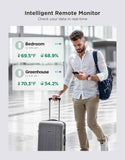 goveelife 2.0 wifi hygrometer thermometer 6 pack, smart humidity temperature sensor with app notifications