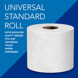 Scott Professional 100% Recycled Fiber Standard Roll Bulk Toilet Paper (13217), 2-Ply, Elevated Design, White, Individually Wrapped (80 Rolls of 473 Sheets, 37,840 Sheet Total)