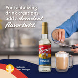 Torani Coffee Syrup, Vanilla Flavored Syrup for Drinks, CWmp Included, 25.4 Fl Oz