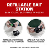 Tomcat Mouse Killer Child and Dog Resistant, Refillable Station for Indoor and Outdoor, 1 Station and 16 Poison Block Refills