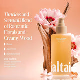 Saltair Body Oil - Luxurious Santal Bloom After Shower and Bath Oil for Women and Men. Botanical, Non-Greasy, Well-Absorbing Moisturizer for Hydrating Dry Skin – 4oz CWmp Bottle
