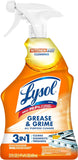 Lysol Pro Kitchen Spray Cleaner and Degreaser, Antibacterial All Purpose Cleaning Spray for Kitchens, Countertops, Ovens, and Appliances, Citrus Scent, 22oz