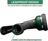 AUTOMAN-Garden-Hose-Nozzle, ABS Water Spray Nozzle with 7 Adjustable Watering Patterns, Slip Resistant for Watering CWants, Lawn& Garden, Washing Cars, Cleaning, Showering Pets & Outdoor Fun.