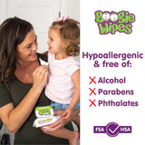 Baby Wipes Unscented by Boogie Wipes, Wet Wipes for Face, Hand, Body & Nose, Made with Vitamin E, Aloe, Chamomile and Natural Saline, 180 Count-30 Count (Pack of 6)