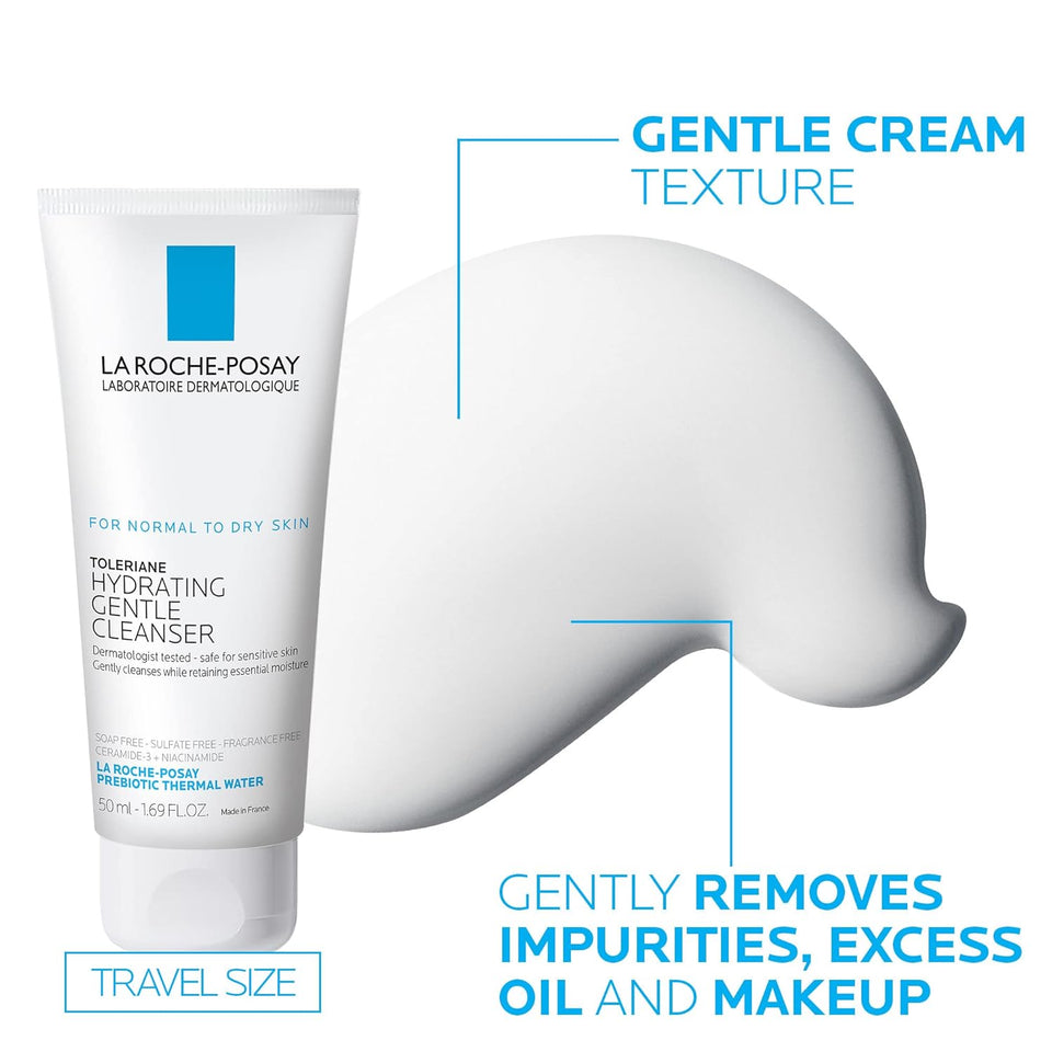 La Roche-Posay Toleriane Double Repair Face Moisturizer, Daily Moisturizer Face Cream with Ceramide & Niacinamide for All Skin Types, Immediate Comfort & Long Lasting Hydration, Fragrance Free