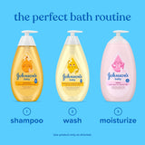 Johnson's Baby Head-To-Toe Baby Wash & Shampoo + Aloe & Vitamin B5, 2-in-1 Bath Wash Gently Cleanses Newborn's Delicate Skin & Hair, Hypoallergenic, No Added Parabens, Dyes & Sulfates, 27.1 fl. oz