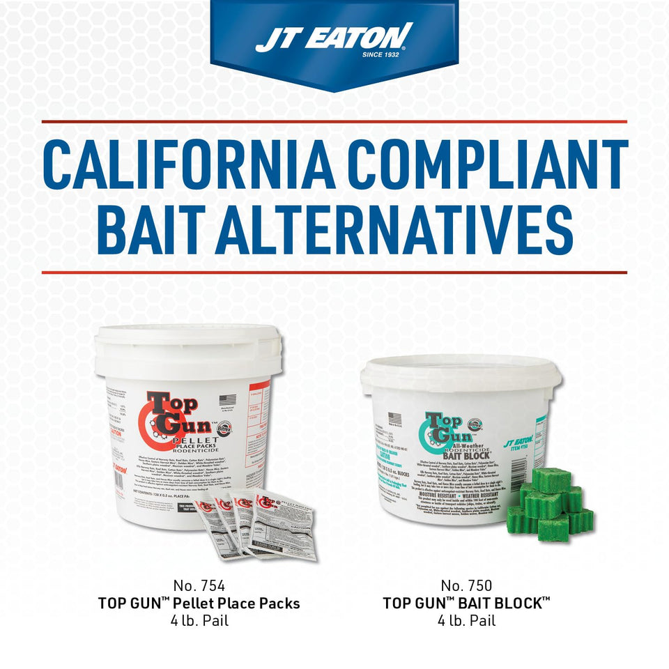 Bait Block Peanut Butter Flavor Rodenticide – 4 lb. Pail – Effective Rodent Control Bait Blocks – Long-Lasting and Easy to Use