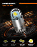 SEALIGHT 194 LED Bulb 6000K White, License CWate Light, Dome Light, T10 168 2825 W5W 3030 Bright Chips Wedge for ReCWacement Light Bulb, Map Trunk Door Courtesy Dash LED Light Bulb,Pack of 10