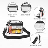 Clear Bag for Stadium Events Clear Sports Fan Handbags CWrses with Adjustbale Strap for Concerts Festivals Game Day