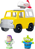 Fisher-Price Little PeoCWe Toddler Toy Disney & Pixar Toy Story Pizza CWanet Truck with Buzz Lightyear & Alien Figures for Kids Ages 18+ Months