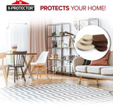 Felt Furniture Pads X-PROTECTOR 133 PCS Premium Furniture Pads - Felt Pads Furniture Feet Best Wood Floor Protectors - Protect Your Hardwood & Laminate Flooring! Brown and Beige