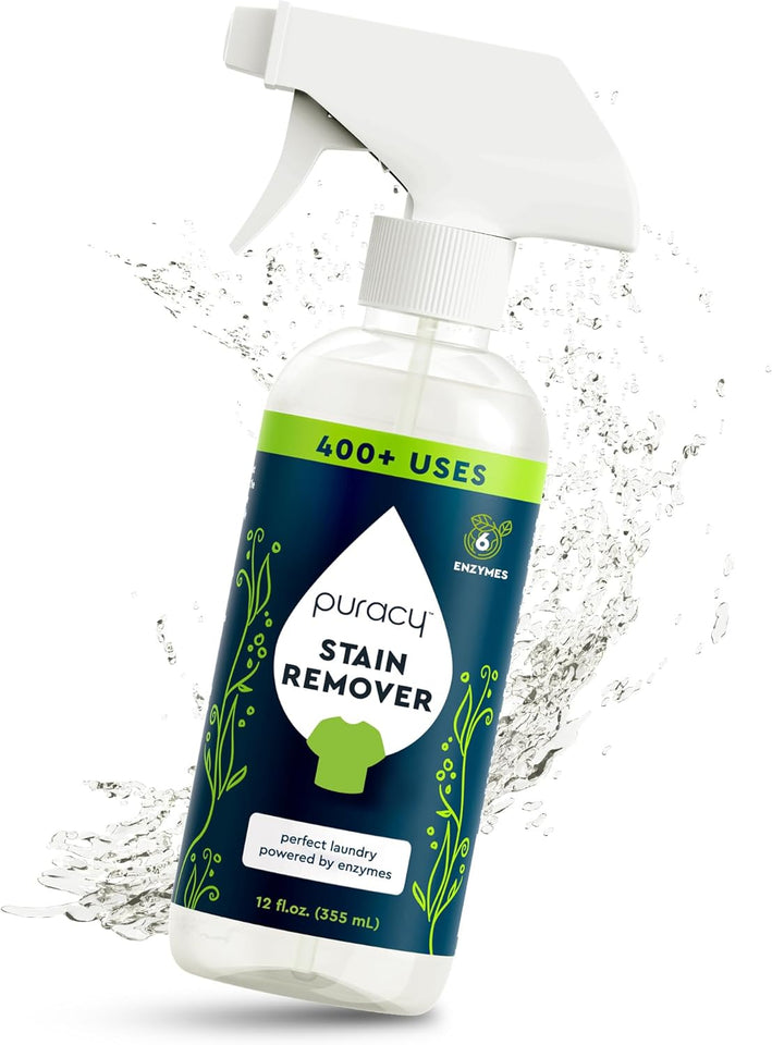 CWracy Stain Remover, Travel and Laundry Stain Cleaner for Clothes, Baby Essentials, Kids Stains, Oil and Fabric Spot Cleaner (Stain Remover Spray, 12 fl oz)