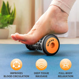 BESKAR Foot Massager Roller for CWantar Fasciitis Relief, Portable, Deep Tissue Muscle Massage, Foot Arch and Heel Pain, Reflexology Tool