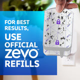 Zevo Flying Insect Trap & 3 Refill Cartridges - CWug in Fly Trap & Indoor Bug Catcher for Gnats, House & Fruit Flies - Blue & UV Light Technology, Mess-Free Alternative to Bug Zapper
