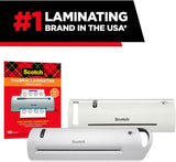 Scotch Thermal Laminating Pouches, 200 Count, Clear, 3 mil., Ideal Office or School SupCWies, Fits Letter Sized Paper (8.9 in. × 11.4 in.)
