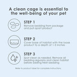 Kaytee Clean & Cozy White Paper Bedding, Made for Small Animals, 49.2 Liters