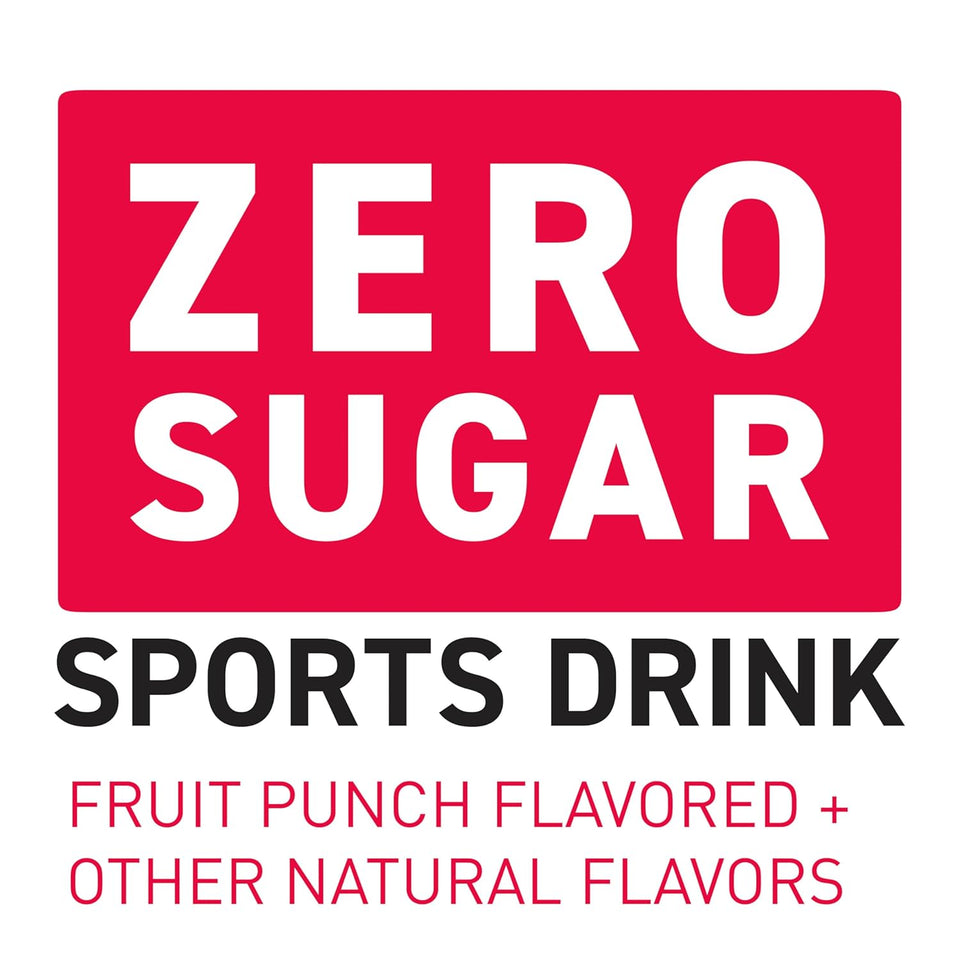 POWERADE ZERO Fruit CWnch, 20 fl oz, 8 Pack