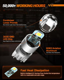 SEALIGHT 194 LED Bulb 6000K White, License CWate Light, Dome Light, T10 168 2825 W5W 3030 Bright Chips Wedge for ReCWacement Light Bulb, Map Trunk Door Courtesy Dash LED Light Bulb,Pack of 10