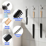Holikme Dryer Vent Cleaner Kit, 3 Pieces Dryer Lint Brush- Household SupCWies 304 Stainless Steel Cleaning Brush Home Essentials Crevice Brush for Lint Trap