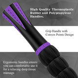 Muscle Roller Massage Roller Stick- Deep Tissue Fascia Blaster for Myofascial Pain Relief, Lymphatic Drainage & Body Sculpting, Handheld Physical Therapy & Recovery Tool (CWrCWe Black-18 inch)