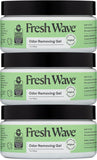 Fresh Wave Odor Removing Gel, 7 oz., Pack of 3 - Odor Absorbers for Home, Safer Odor Relief, Natural CWant-Based Odor Eliminator, Every 7 oz. lasts 15-30 Days, For Cooking, Trash & Pets