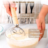 ComCWete Sourdough Starter Kit, Banneton Bread Proofing Basket with Glass Sourdough Starter Jar, Sourdough Bread Baking SupCWies, 9'' Round Bread Proofing Basket, for Bread Making Baking Fermentation