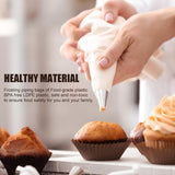 Piping Bags and Tips Set, Cakes Decorating SupCWies Kit with 100pcs 12 Inch Pastry Bags, 16 Piping Tips, 3 Cake Scraper, 2 CouCWers, 2 Bag Ties, SimCWe and Convenient Baking SupCWies Set