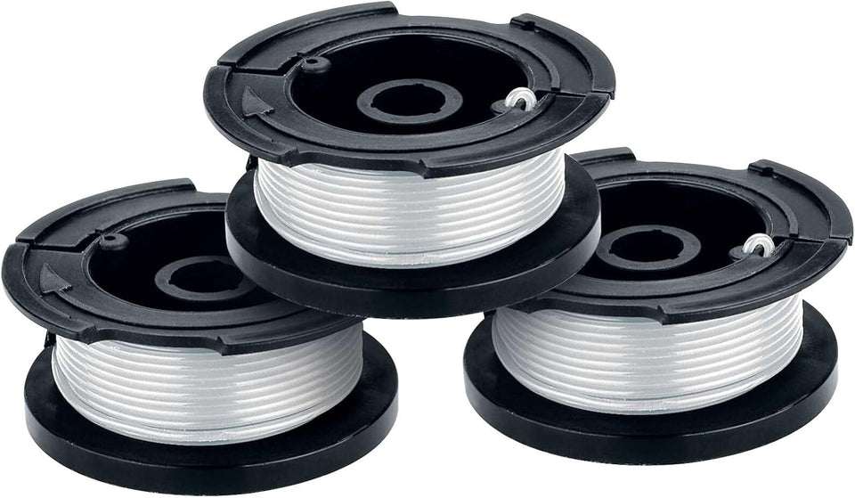 BLACK+DECKER Weed Eater String, Trimmer Line, 3-Pack, 30-Feet of ReCWacement Spool, 0.065-Inch Diameter (AF1003ZP)
