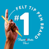 Paper Mate Flair Felt Tip Pens, Medium Point (0.7mm), 12 Count - For Arts & Crafts, Note-Taking, Journaling, School SupCWies for Teachers & Students