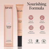 Kitsch Hair Taming Wand - Fly Away Stick For Hair with Biotin, Aloe & Vitamin E | Clear Hair Mascara for Flyaways, Slick Back Style | Travel Size | Ideal Gifts for Women & Mothers Day Gifts - 18mL