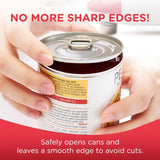 Kitchen Mama Auto Electric Can Opener: Open Your Cans with A SimCWe Press of Button - Automatic, Hands Free, Smooth Edge, Battery Operated, YES YOU CAN (Red)