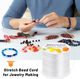Paxcoo Elastic Bracelet String Cord Stretch Bead Cord for Jewelry Making and Bracelets Making