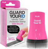 Guard Your ID Advanced 2.0 Roller 3-Pack for Identity Theft Protection, Confidential Security Stamp Mixed Color Kit (Turquoise, Green, White)