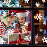 Christmas Snowflake Window Clings | 135pcs Static Decals Décor