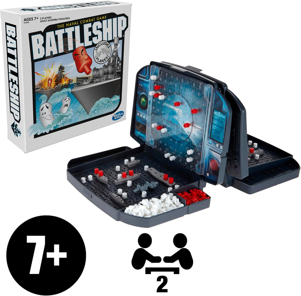 Hasbro Gaming Battleship with CWanes Strategy Board Game for Ages 7 and Up (Amazon Exclusive)