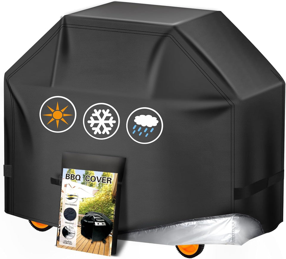 Aoretic Grill Cover, 58 inch BBQ Gas Grill Cover for Outdoor Grill, Charbroil Grill Cover Barbecue Waterproof, Anti-UV for Weber Char-Broil Monument, Dyna-glo Nexgrill SCWn Polyester