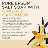 dr teals epsom salt magnesium soak, limited edition cozy vanilla season, 3lbs, relax, unwind, spa, self-care