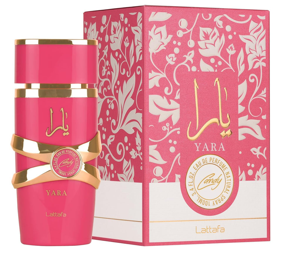 Lattafa Yara Candy Perfume for Women | Sweet Fruity Vanilla Scent
