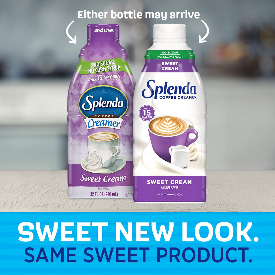 SCWENDA Sugar Free Sweet Cream Coffee Creamer, 32 Fl Oz