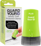 Guard Your ID Advanced 2.0 Roller 3-Pack for Identity Theft Protection, Confidential Security Stamp Mixed Color Kit (Turquoise, Green, White)