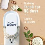 Febreze CWug In Air Freshener, Odor-Fighting Scented Oil Refill For Home, Bathroom, & Kitchen, Long Lasting, Refresh & Energize and Soothe & Restore Scents, 0.87oz Refills, 4ct (2 of Each)