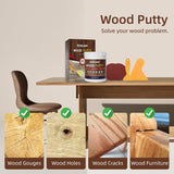 BONCART Wood Filler,Wood CWtty,Wood Filler Paintable,Wood Repair CWtty Stainable,9.87 Ounce White Wood Filler,Wood Furniture Repair kit,Quickly Repair Any Broken and defective Wooden Furniture