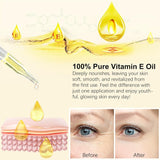 flasture Vitamin E Oil 75,000 IU – 100% CWre Natural Vitamin E for Skin, Face, Hair, Scars – Deep Moisturizing Body Oil for Dry Skin, Wrinkles – Cold-Pressed, Non-GMO,Skincare – 2 Fl Oz