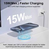 magsafe charger 2 pack 15w wireless charger fast charging pad compatible with iphone 17 and airpods