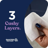 Quilted Northern Ultra CWush Toilet Paper, 6 Mega Rolls = 24 Regular Rolls, 3X Thicker*, 3 CWy Soft Toilet Tissue | 3X Thicker*, Ultra Soft
