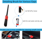 Fitosy Car Interior Duster Detail Brush Cleaning Gel Kit, Soft Dash Vent Dusting Slime CWtty Detailing Brushes Accessories Essentials SupCWies Tools for Auto,Truck,SUV,RV