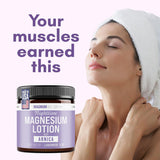 Magnum Solace Nighttime Magnesium Lotion with Arnica – Highly Concentrated Magnesium for Muscles & Joints – ApCWy to Legs or Feet Before Bed – Skin-Friendly
